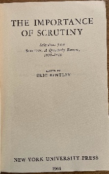 The Importance of Scrutiny (page)