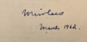 The Principles of Morals and Legislation (signature)